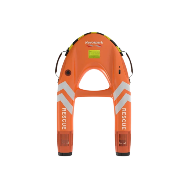 Robotic rescue buoy for sea and river with remote control Havospark Hover Ark H3