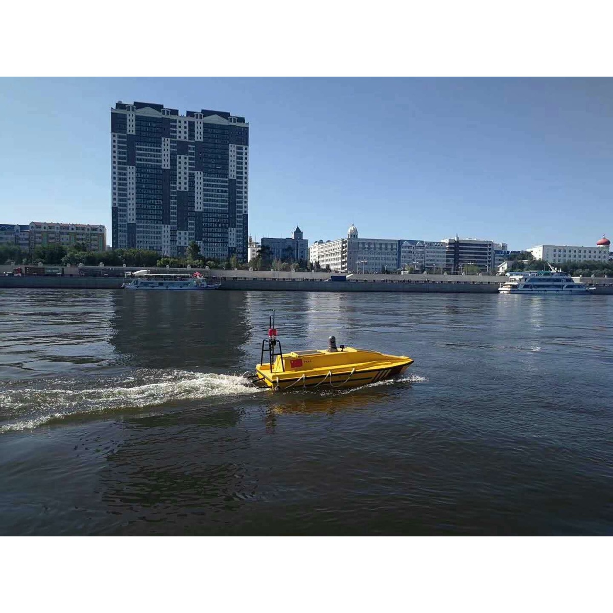 Unmanned patrol USV water monitoring boat HV270C - 4G surveillance, remote control - Image 4