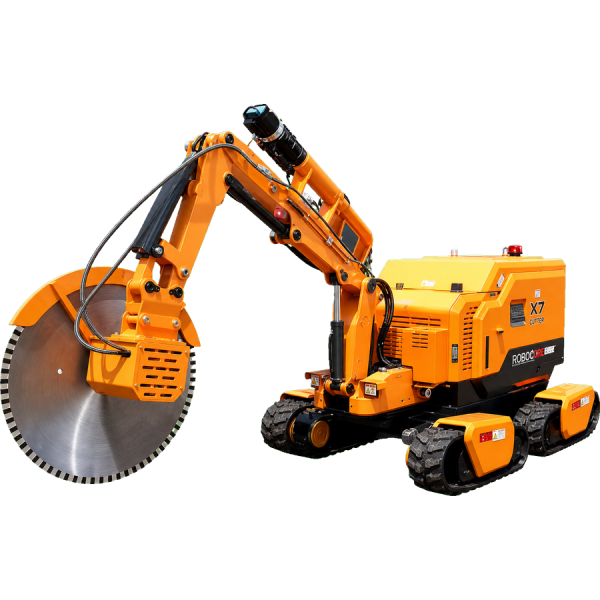 Fire demolition and rescue robot