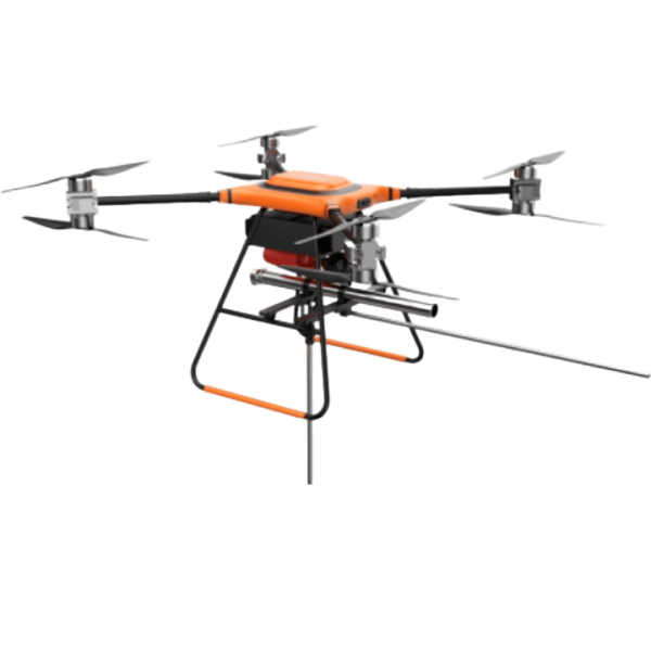 LT-UAVFW Heavy Lift Firefighting Drone | High-Rise Tethered Hose Mooring UAV