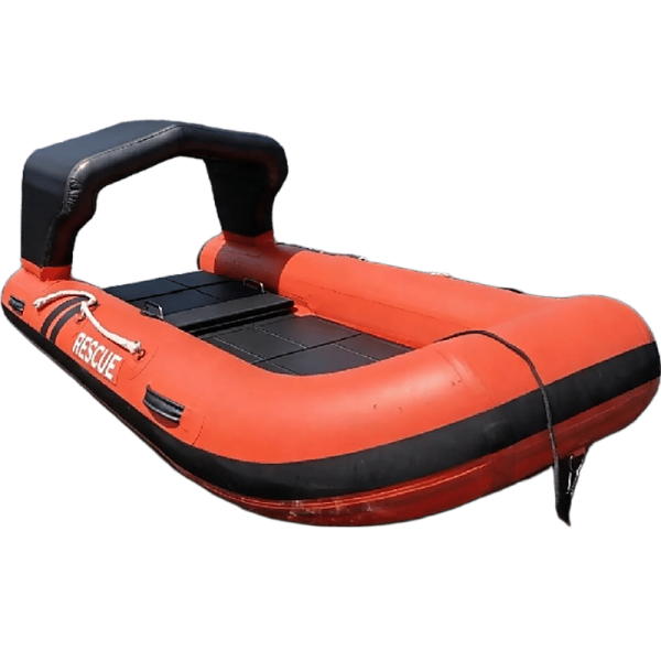 High-speed inflatable RC rescue lifeboat